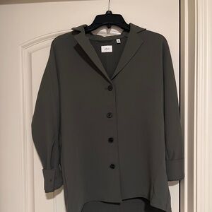 Wilfred Freeform Shirt in Dark Olive